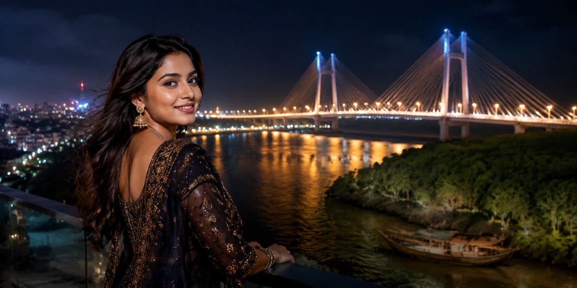 সুন্দরবন এলাকায় অনলাইন বিনোদন উপভোগ করছেন একজন ব্যবহারকারী